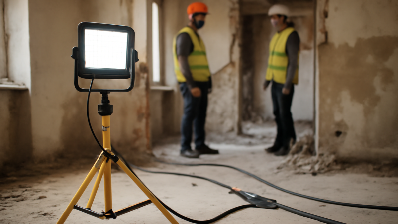 Éclairage de chantier : choisir au bon prix