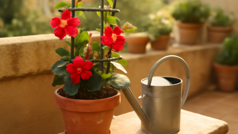 Dipladenia : planter et entretenir (guide)