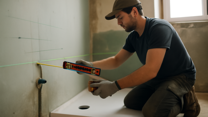 Hauteur mitigeur douche : guide simple