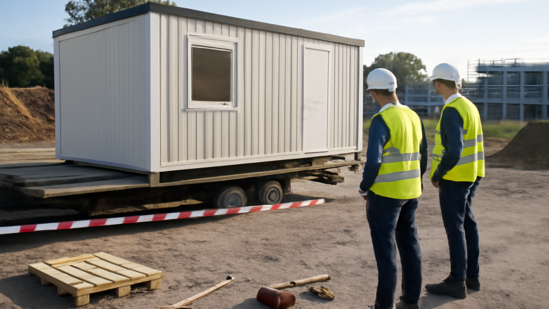 Cabane de chantier : prix & livraison pro