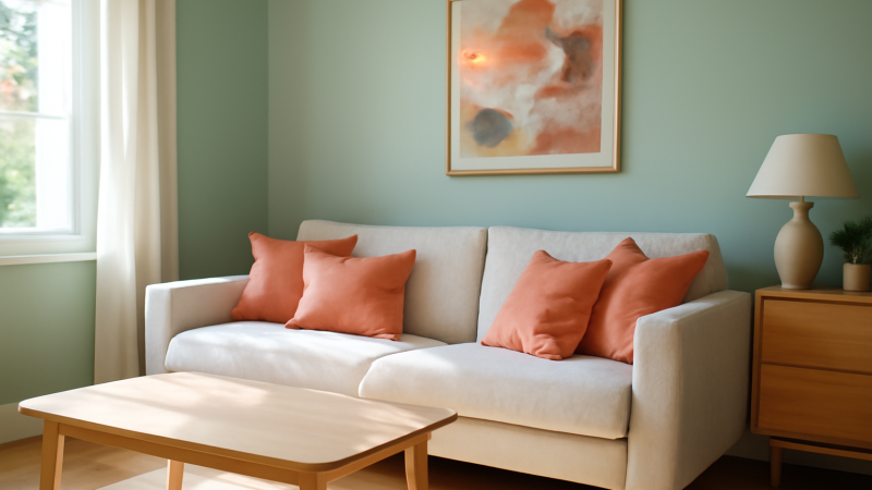 Couleur complémentaire vert d’eau : meilleures associations